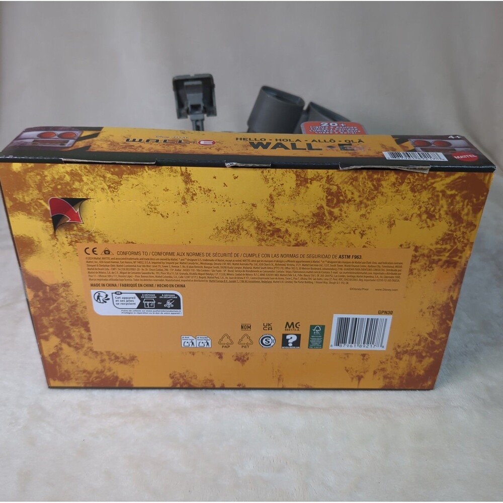 Disney/Pixar Hello Wall-E Remote Control Robot Lights/Sounds Mattel GPN30 NIB - Picture 9 of 9